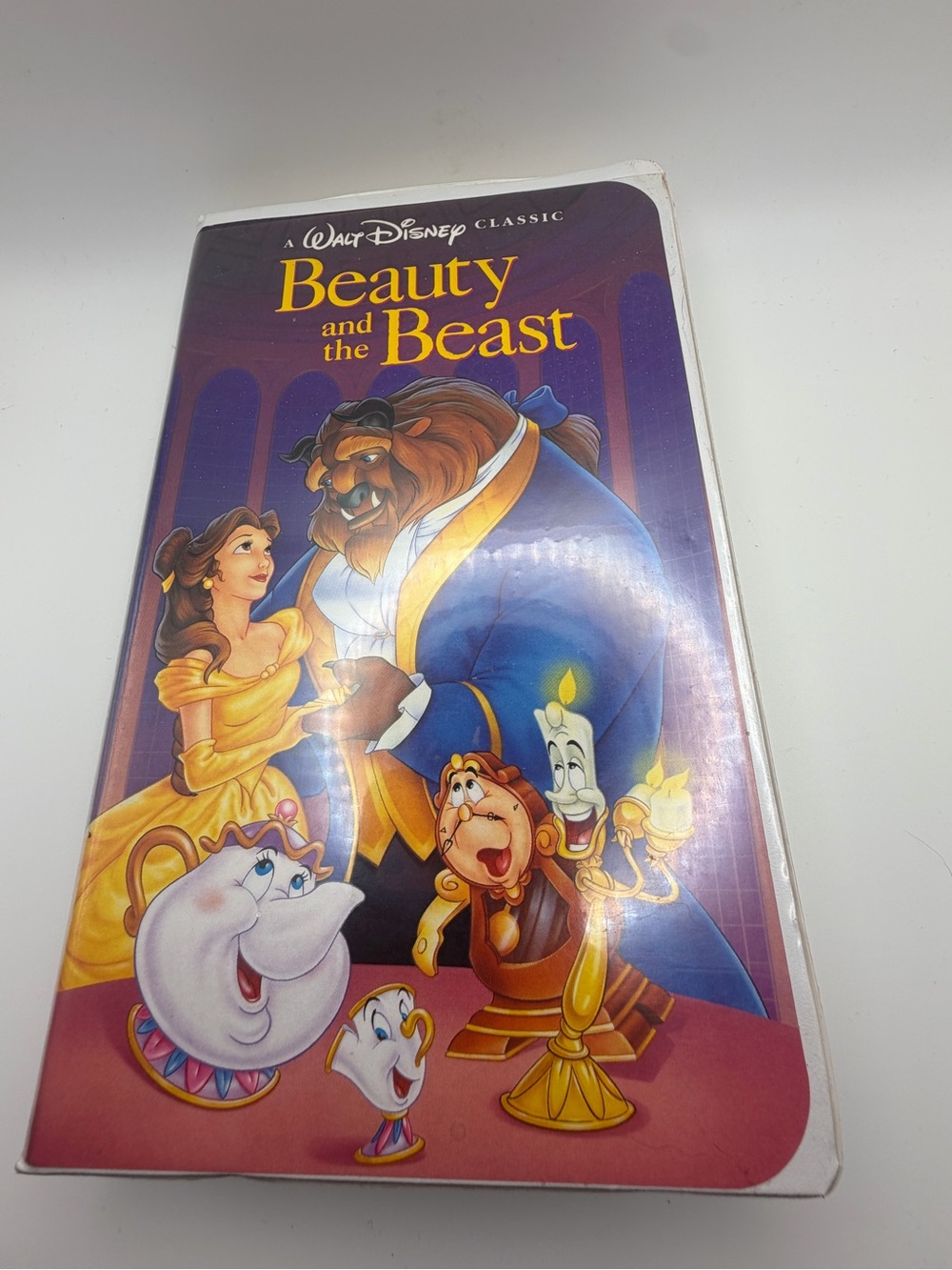 Disney Beauty and the Beast Black Diamond VHS #1325 Tested Working